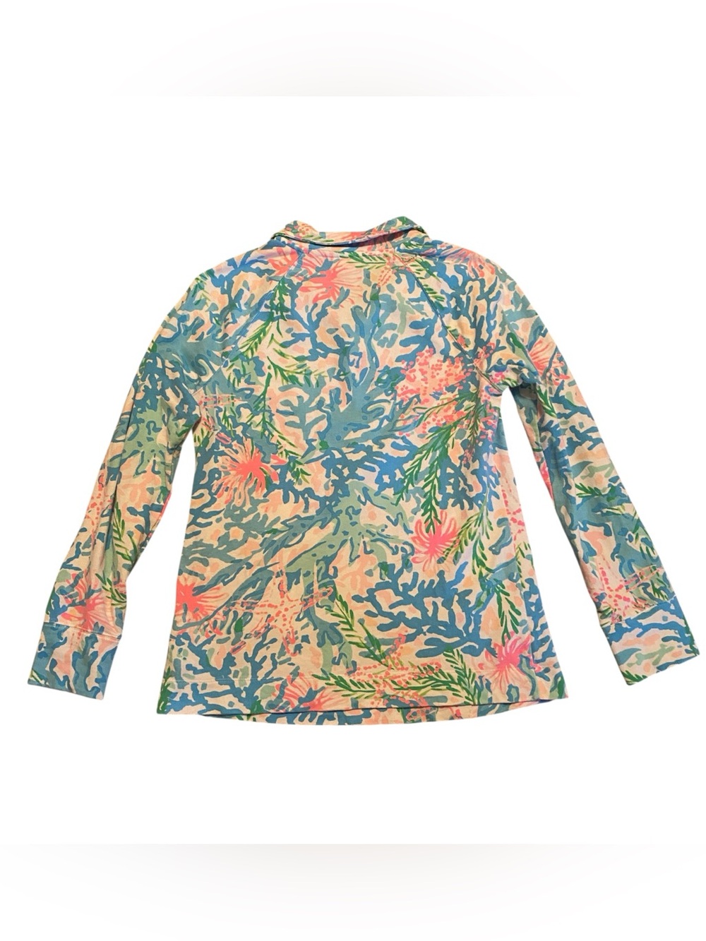 Lilly Pulitzer Women’s Quarter Zip Pullover Coral-Pastel Colors, Size XS - Picture 3 of 10